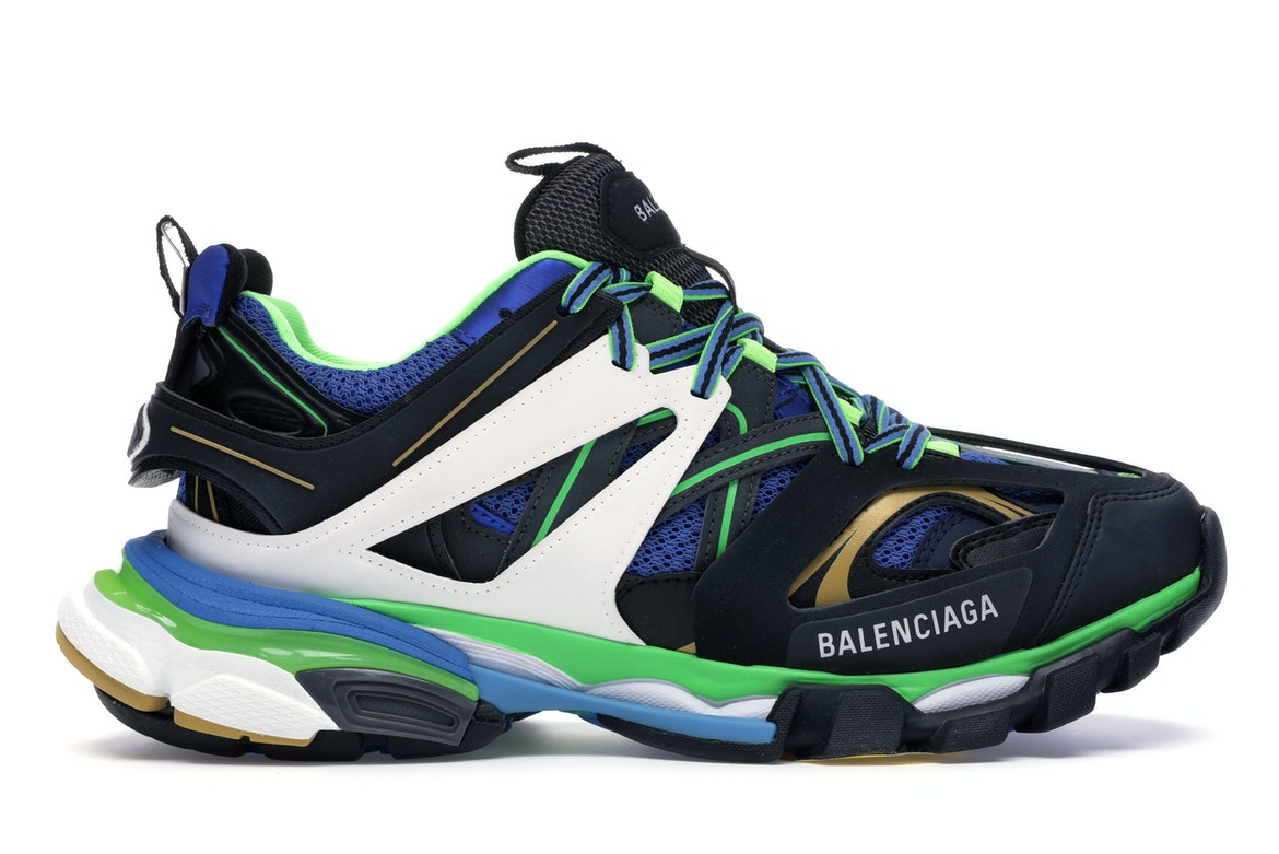 Balenciaga Track Green White Blue - vstockx