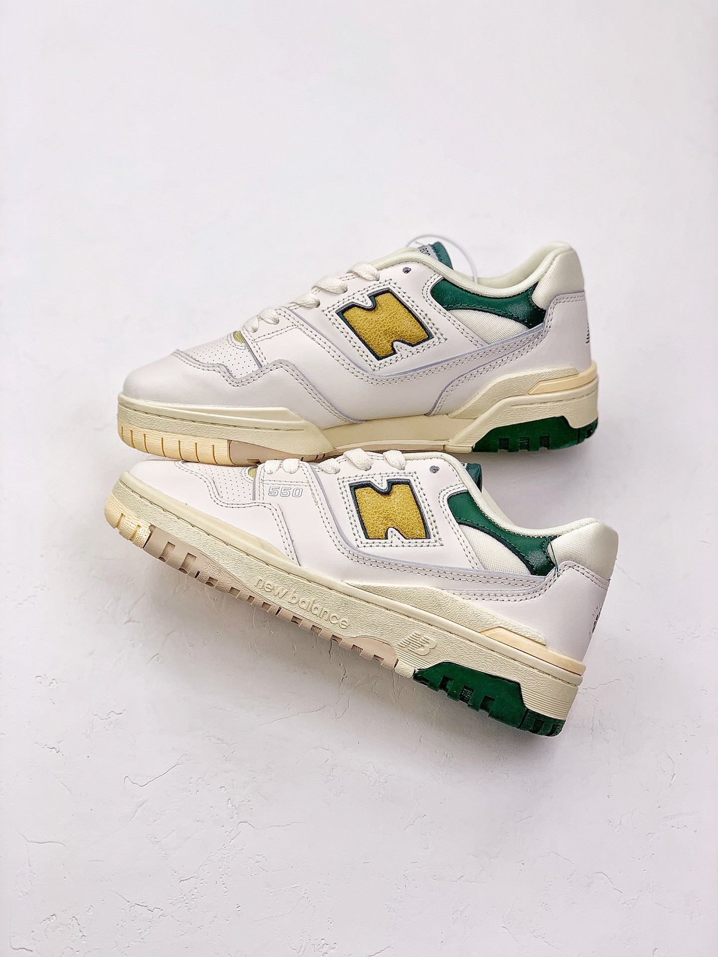 New Balance 550 Aime Leon Dore Natural Green - vstockx