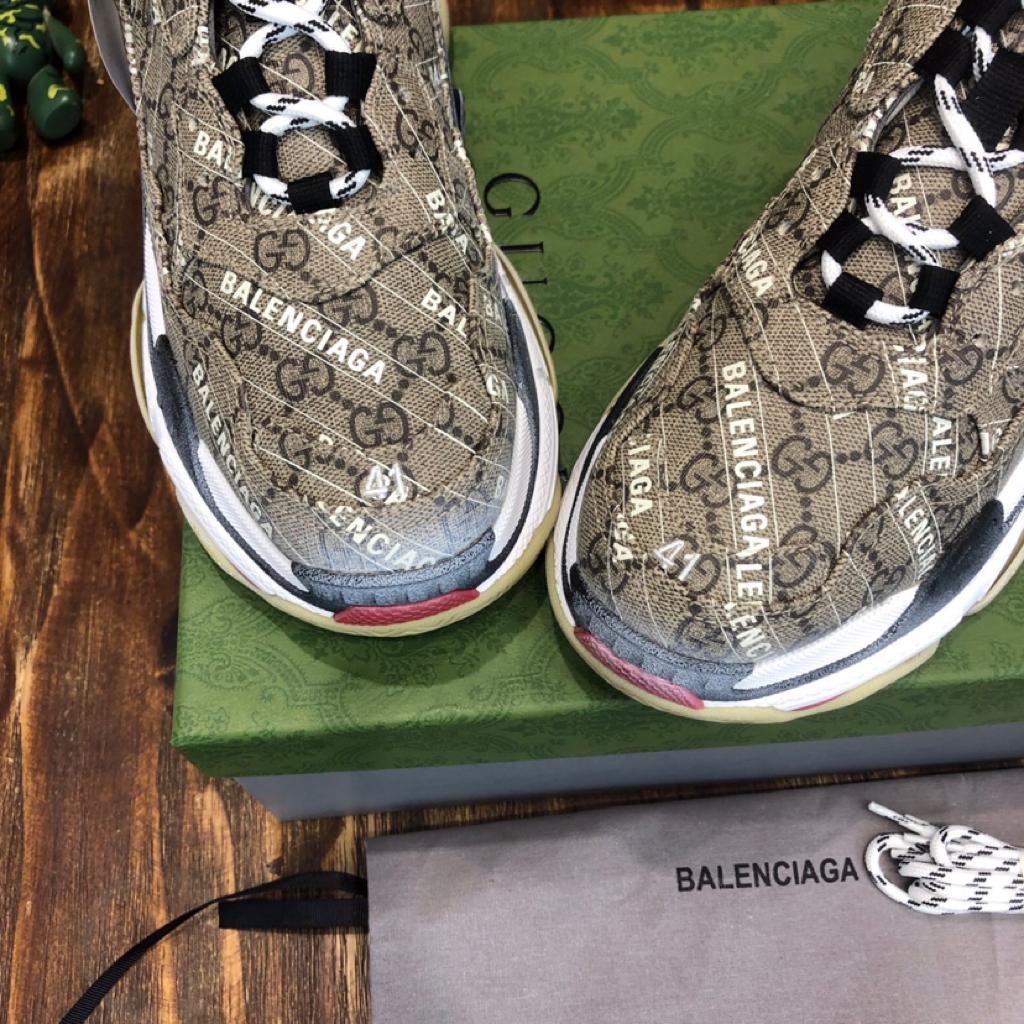 Gucci x Balenciaga The Hacker Project Triple S Beige - vstockx