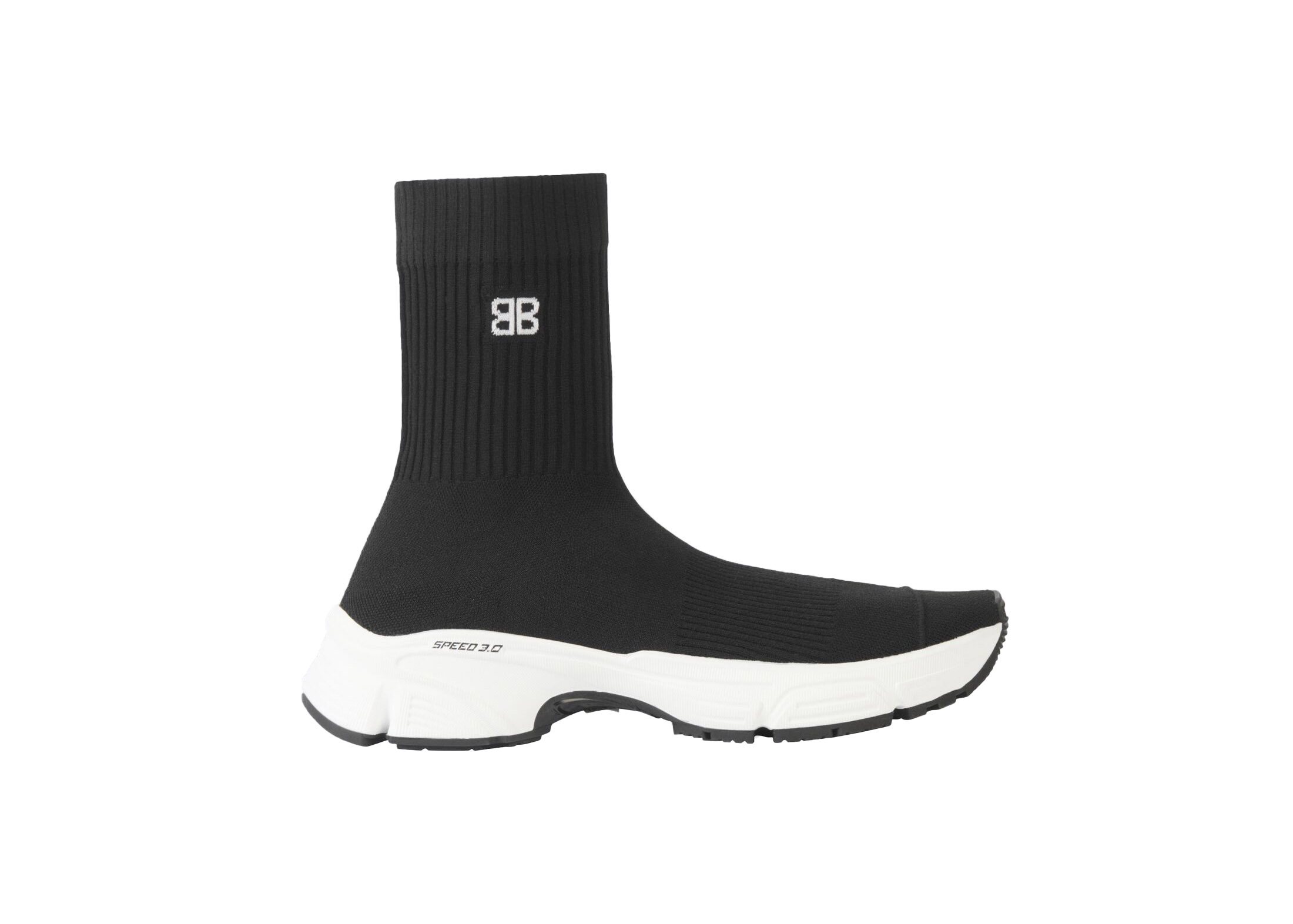 Balenciaga Speed 3.0 Black White - vstockx