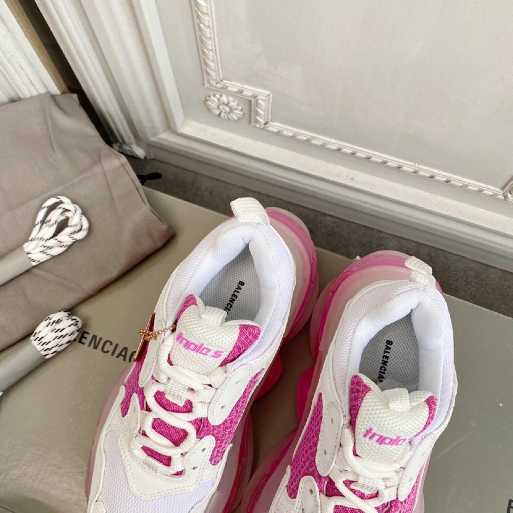 Balenciaga Triple S White Pink (W) - vstockx