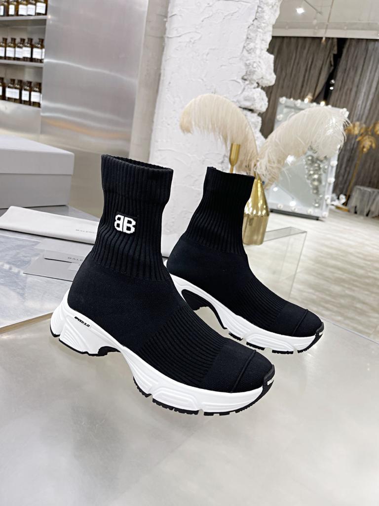 Balenciaga Speed 3.0 Black White - vstockx