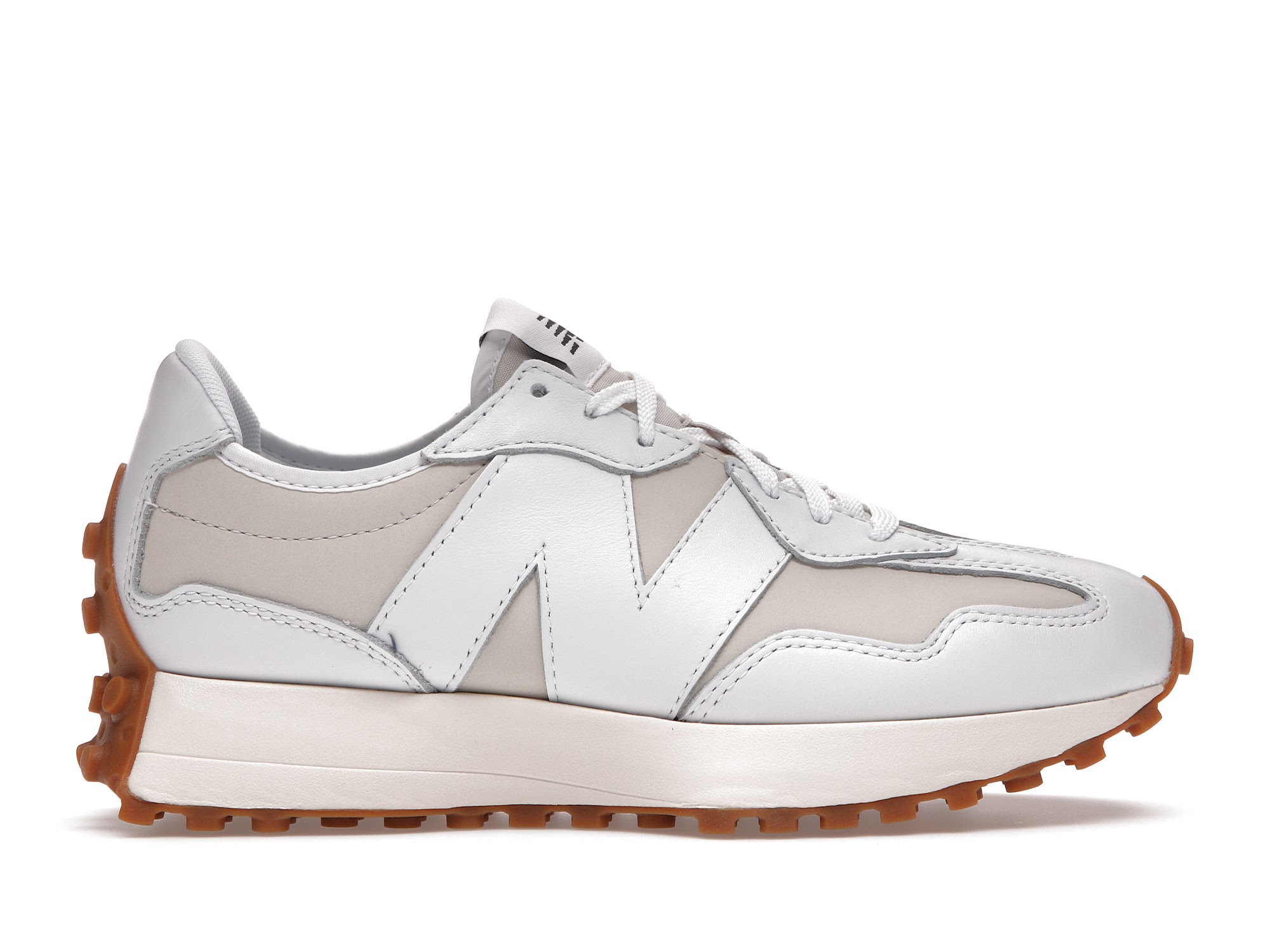 New Balance 327 White Moonbeam Gum (W) - vstockx
