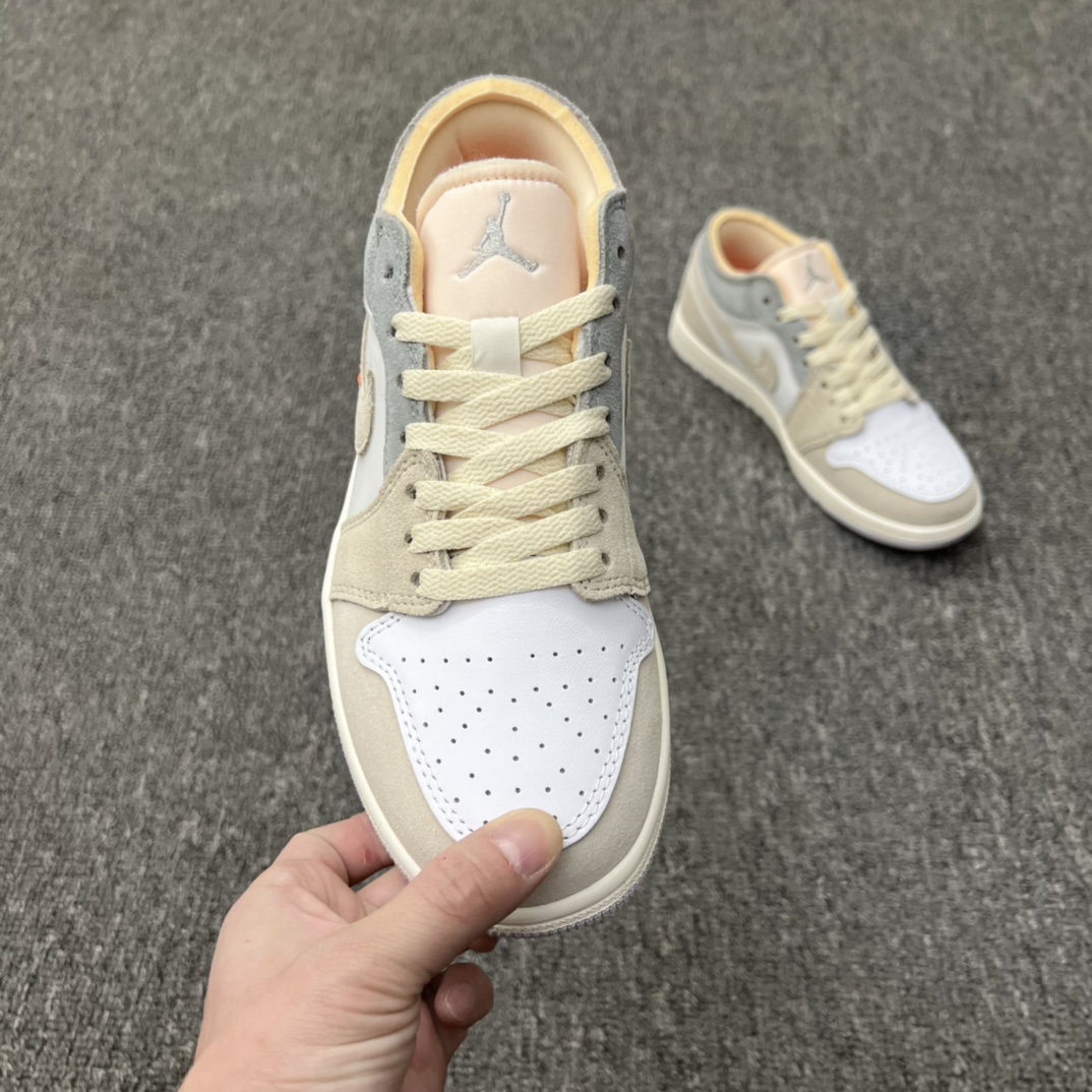 Jordan 1 Low Inside Out White Phantom - vstockx