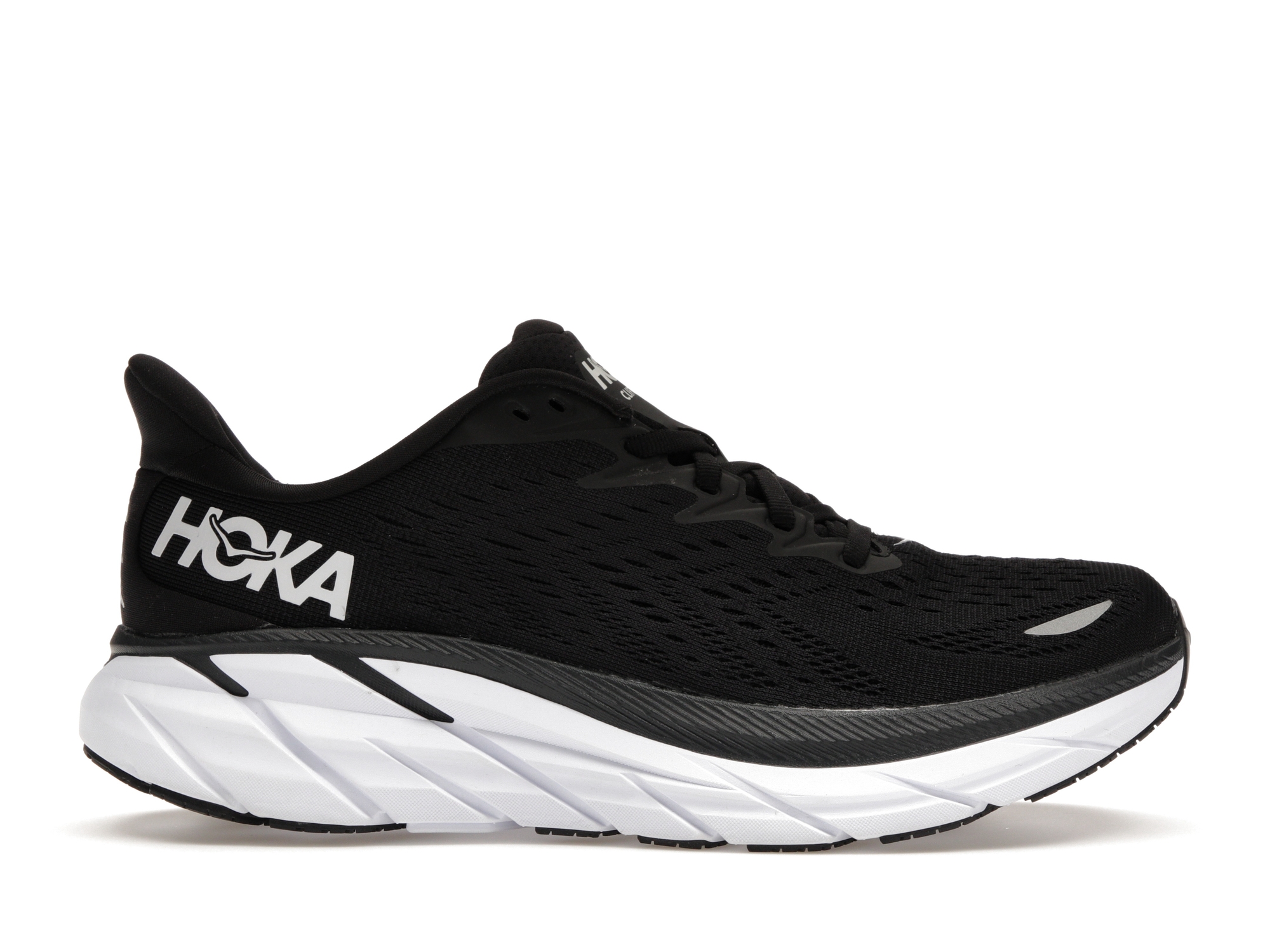 Hoka One One Clifton 8 Black White (Women's) - vstockx