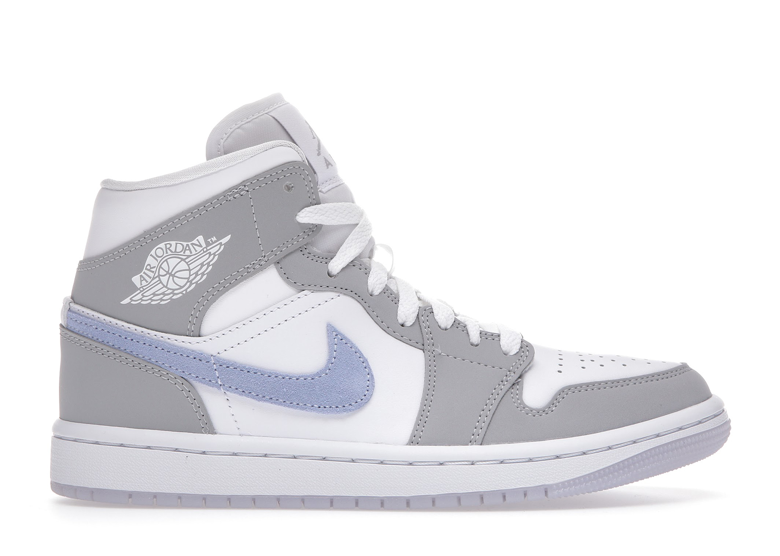 Jordan 1 Mid Wolf Grey Aluminum (W) - vstockx