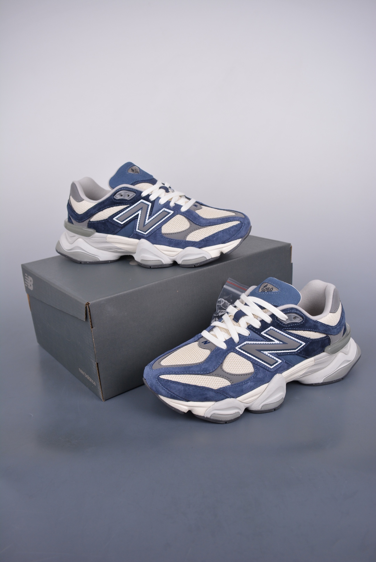 New Balance 9060 Natural Indigo - vstockx