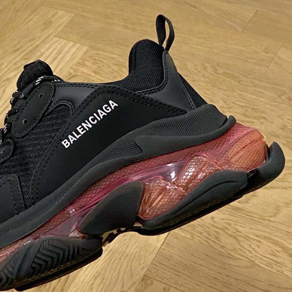 Balenciaga Triple S Clear Sole Neon Pink - vstockx