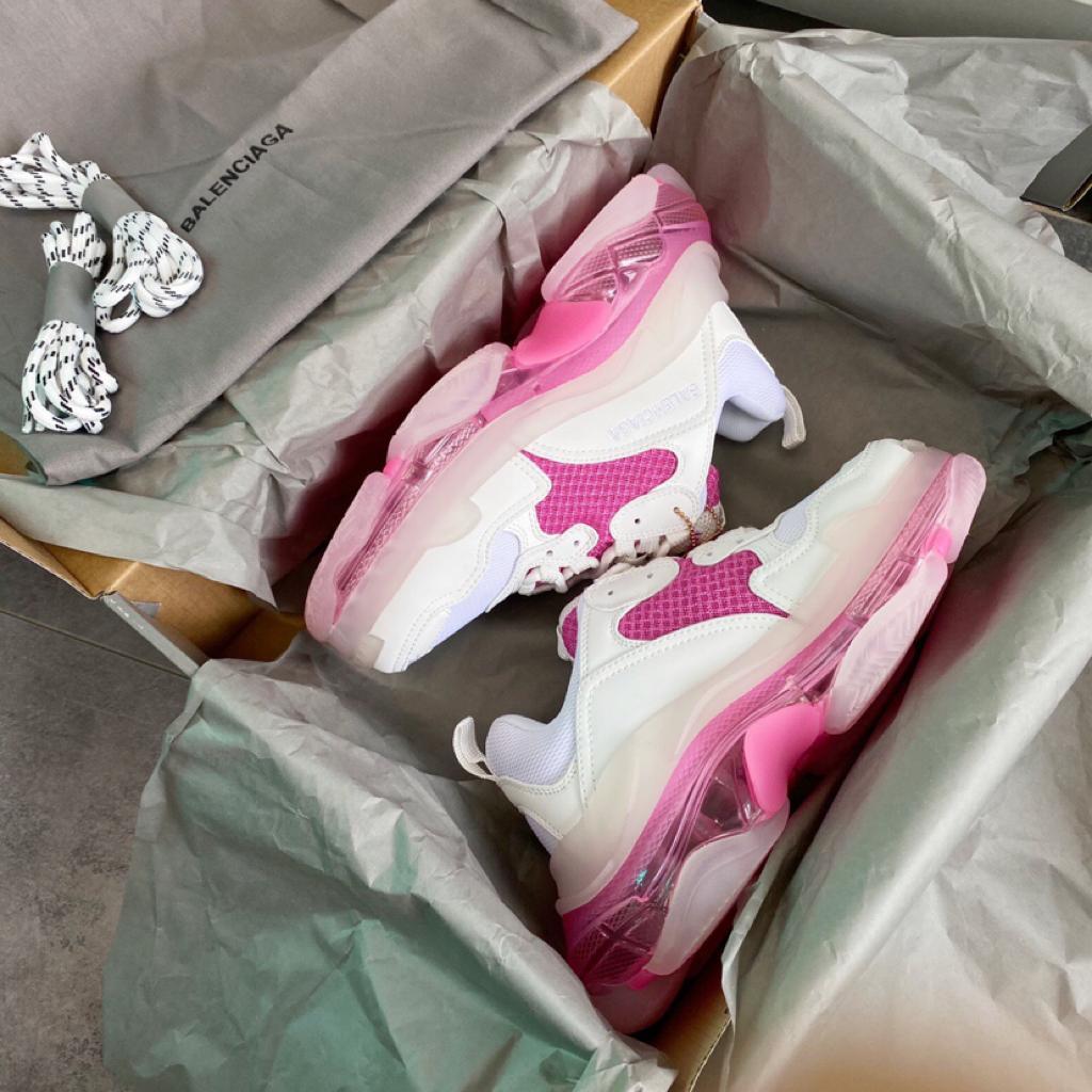 Balenciaga Triple S White Pink (W) - vstockx