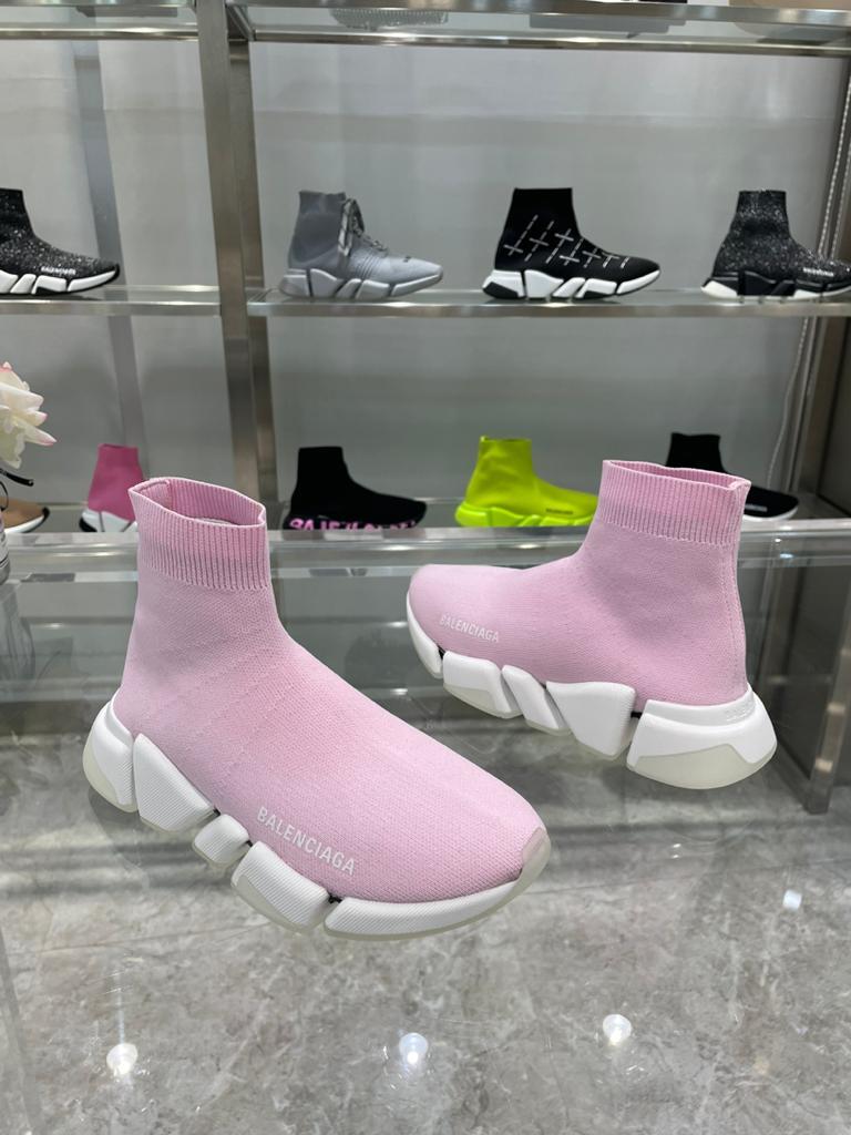 Balenciaga Speed 2.0 Pink White (W) - vstockx