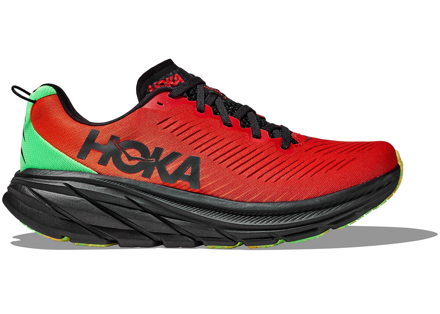 Hoka One One Rincon 3 Red Alert Flame - vstockx