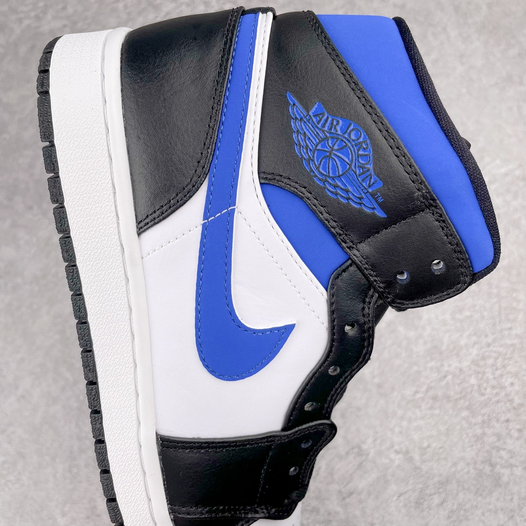 Jordan 1 Mid White Black Racer Blue - vstockx