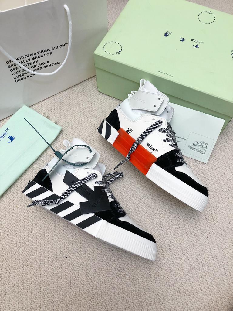 OFF-WHITE Vulc High White Black - vstockx