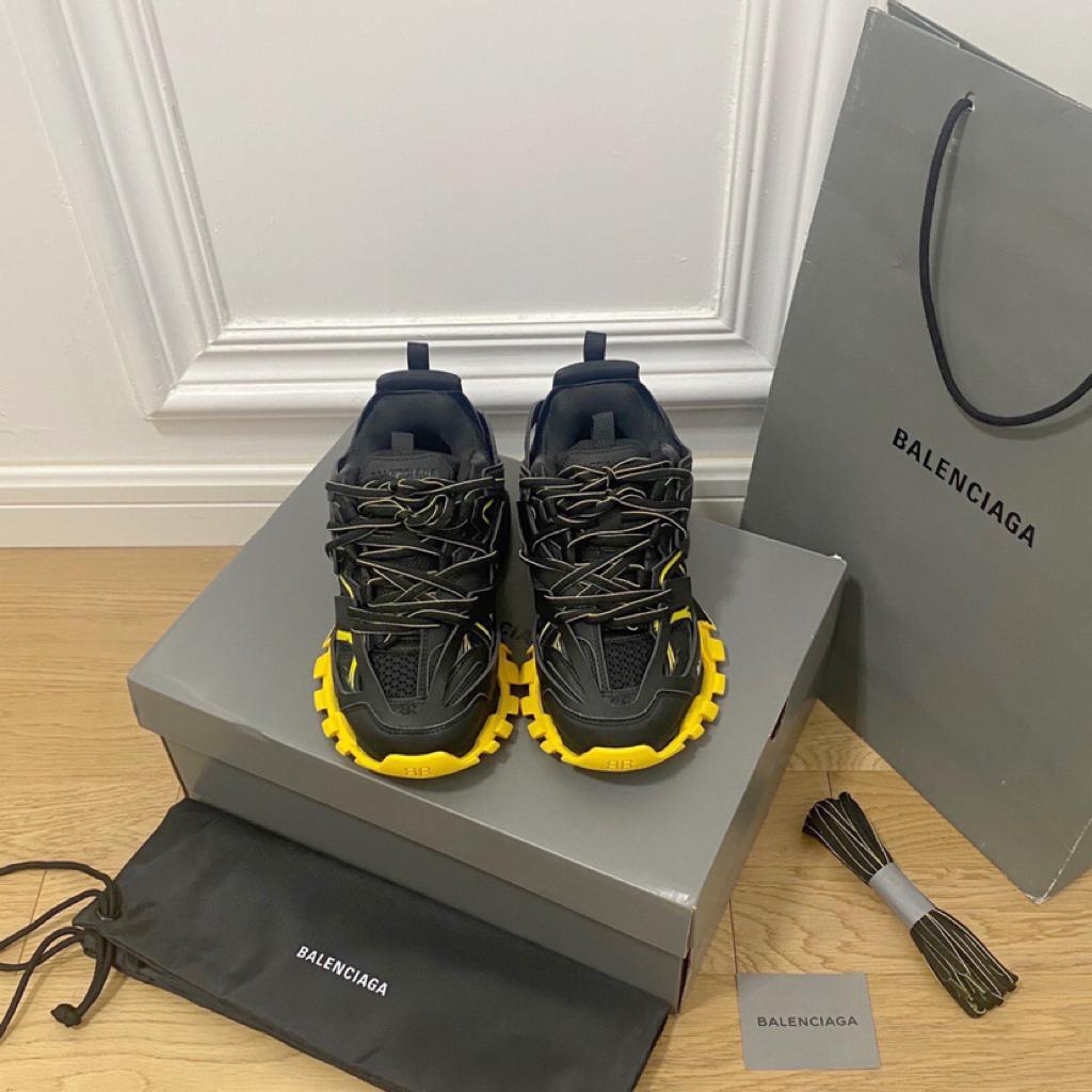 Balenciaga Track Black Neon Yellow - vstockx