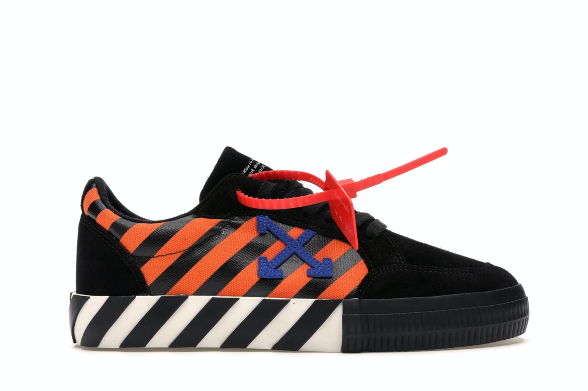 Off-White Low Vulc Black Orange - vstockx