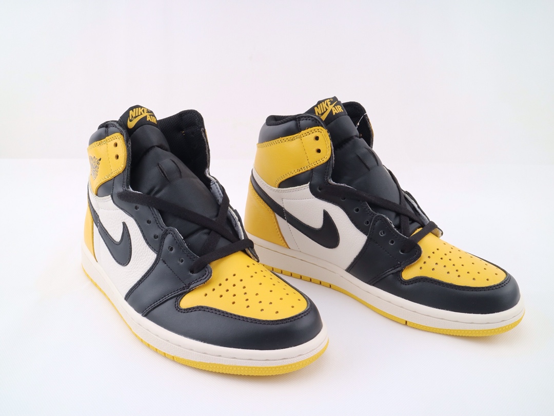 Jordan 1 Mid Yellow Toe Black - vstockx