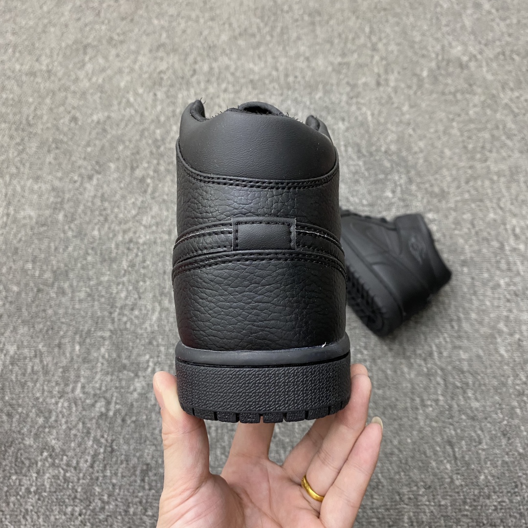 Jordan 1 Mid Triple Black - vstockx