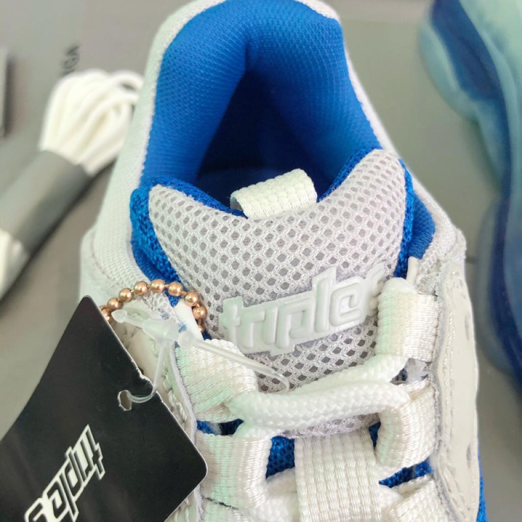 Balenciaga Triple S White Blue - vstockx