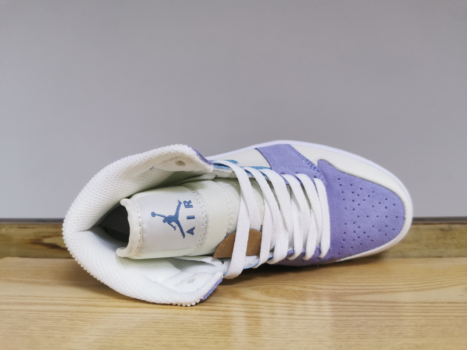 Jordan 1 Mid Purple Aqua - vstockx