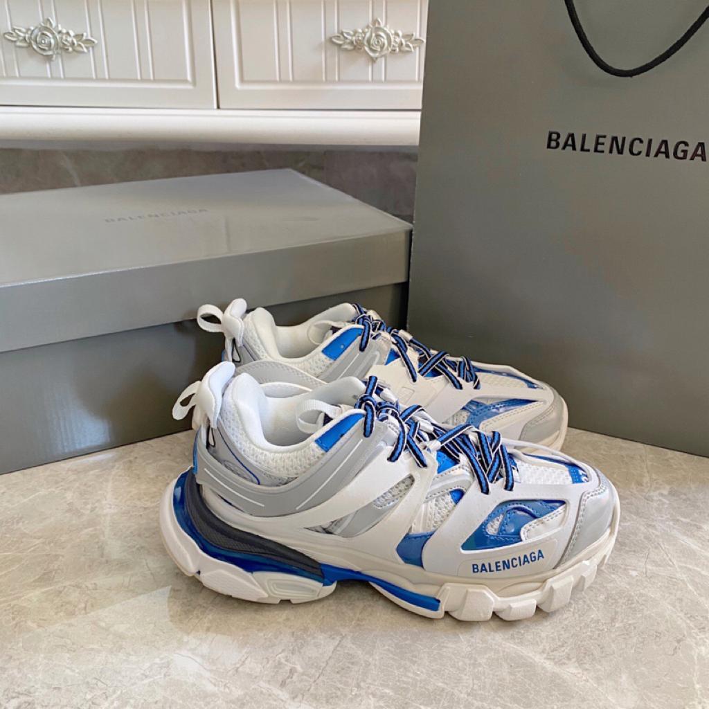 Balenciaga Track White Blue - vstockx