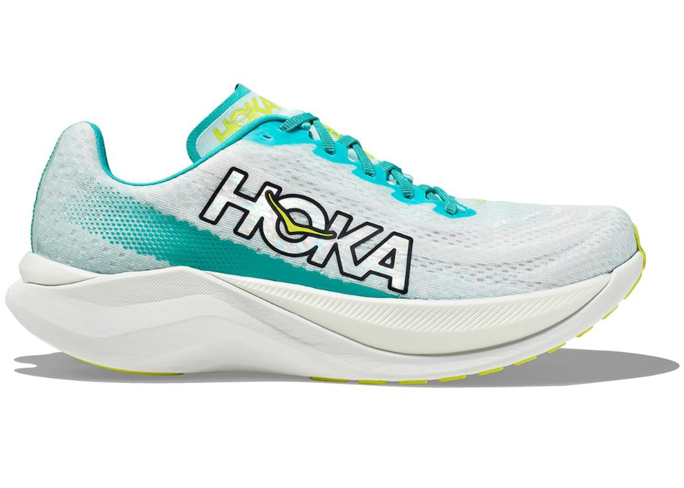 Hoka One One Mach X White Blue - vstockx