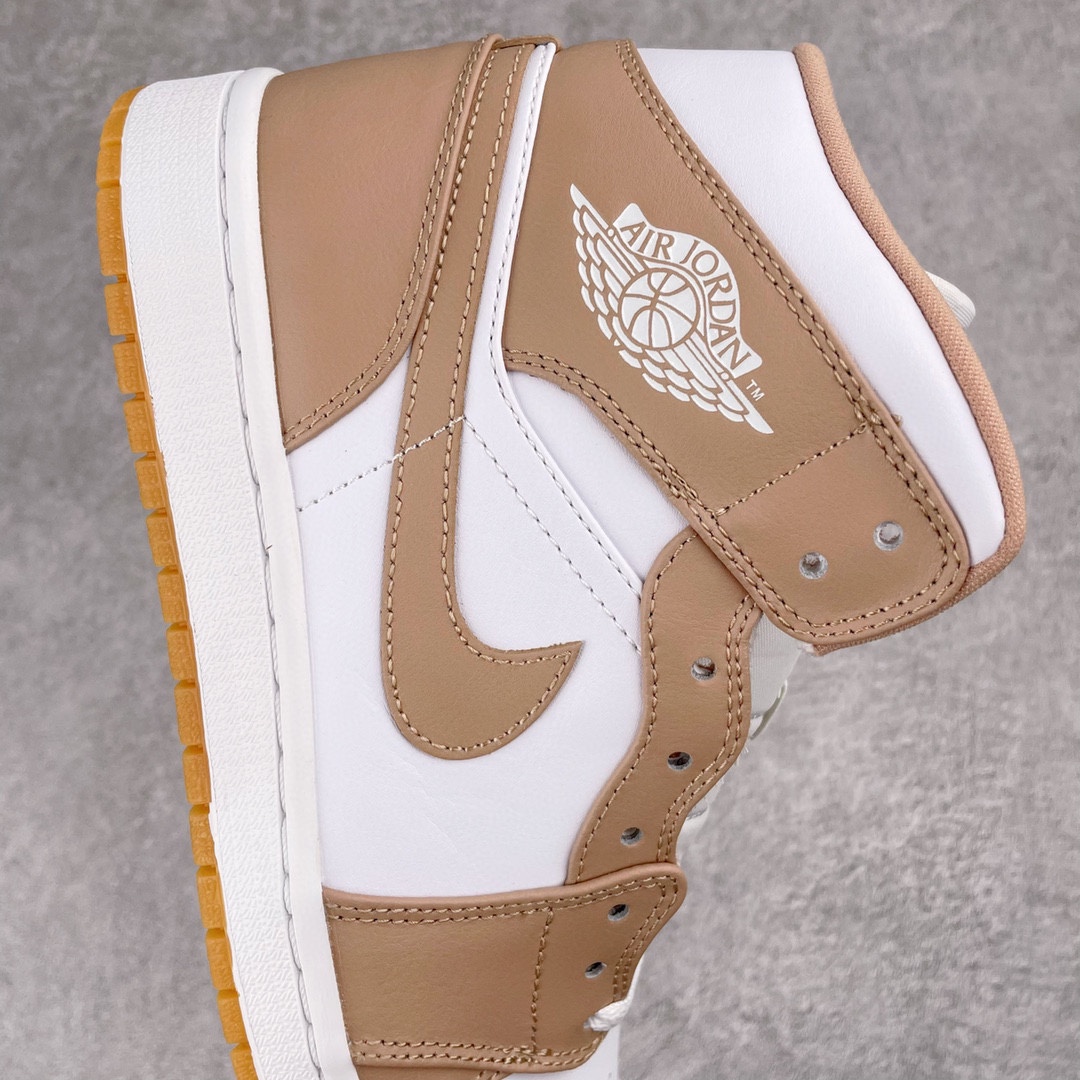 Jordan 1 Mid Tan Gum - vstockx