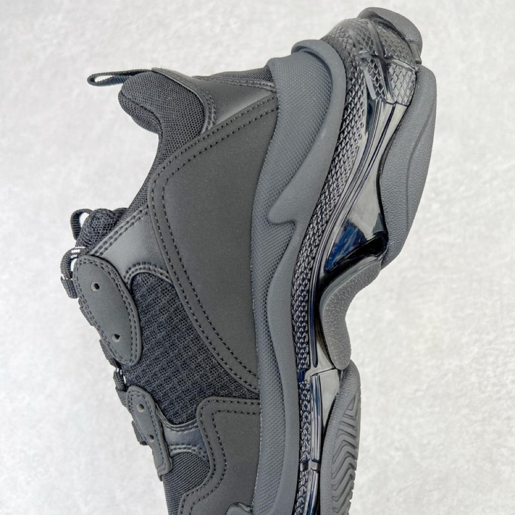 Balenciaga Triple S Clear Sole Black - vstockx