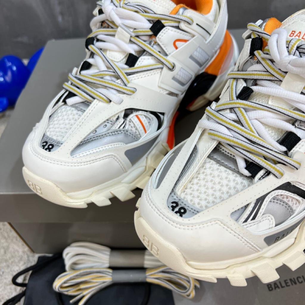 Balenciaga Track White Orange - vstockx