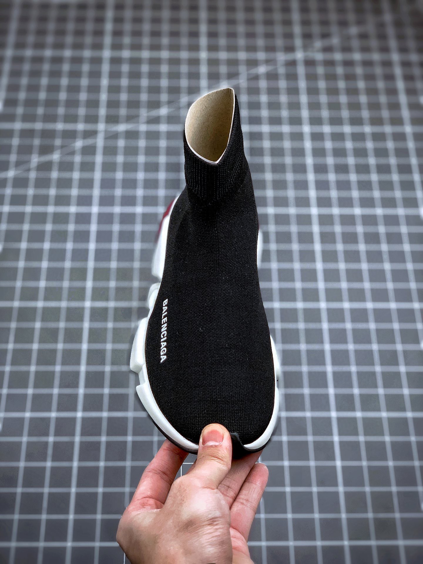 Balenciaga Speed Trainer Clearsole Pink (W) - vstockx