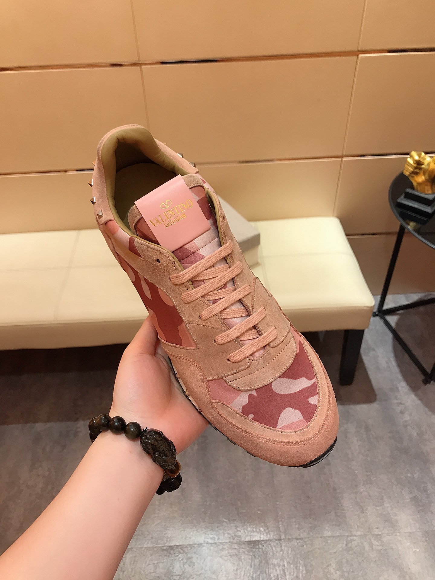 Valentino Garavani Rockrunner camouflage-print sneakers 23 - vstockx