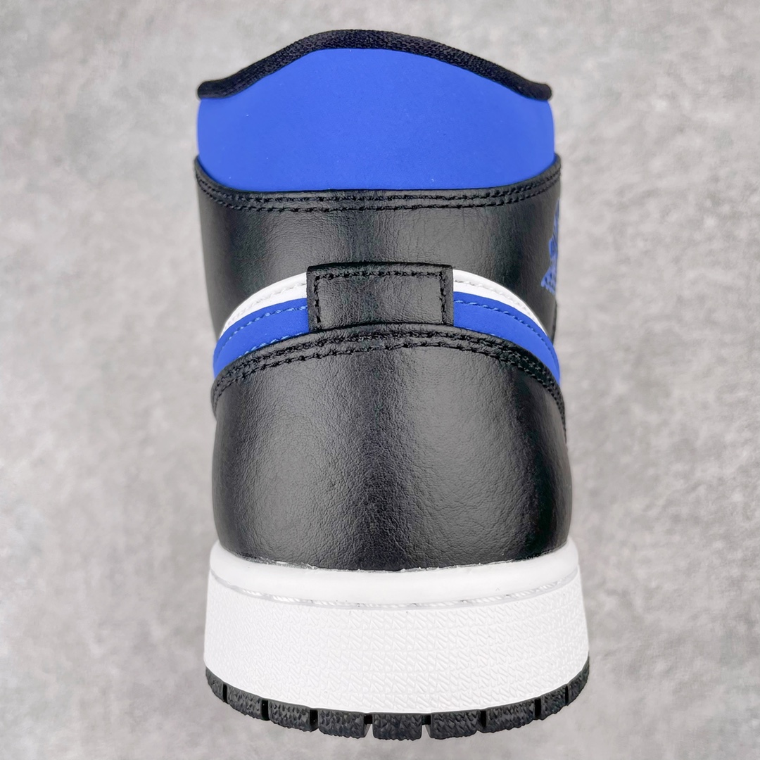 Jordan 1 Mid White Black Racer Blue - vstockx