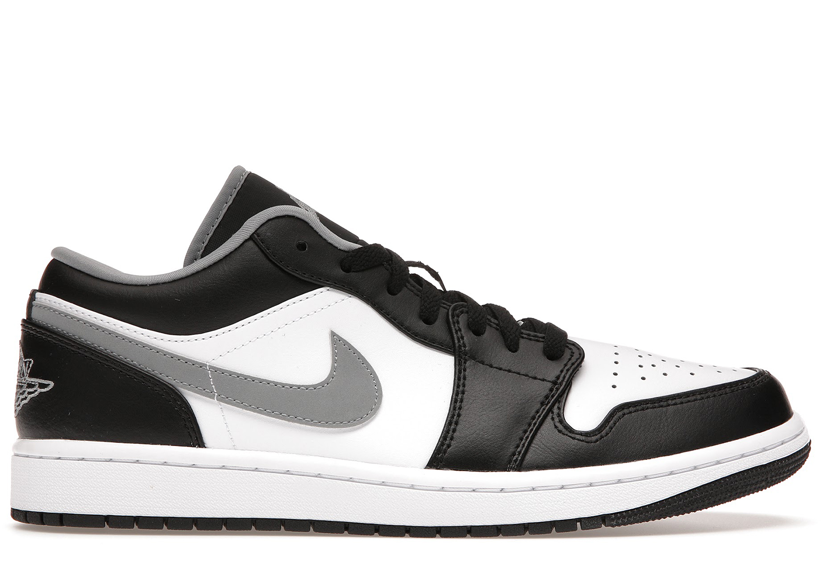Jordan 1 Low Black White Grey - vstockx