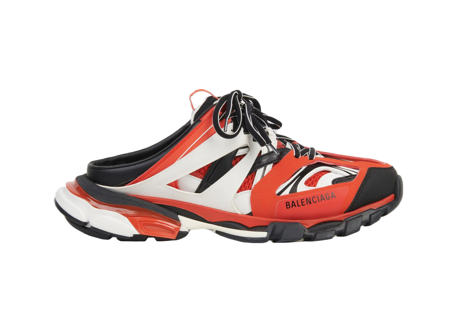 Balenciaga Track Mule Red White - vstockx