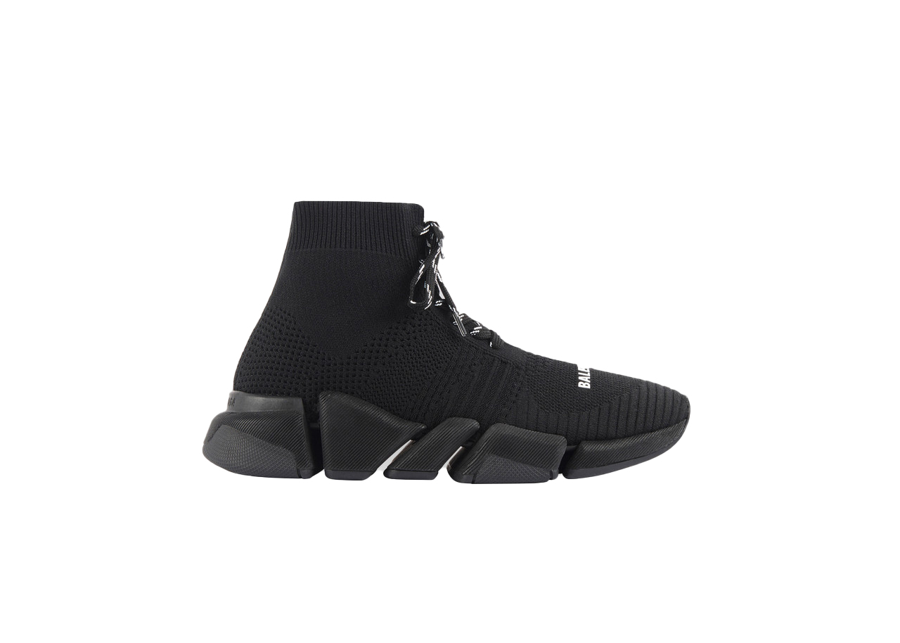 Balenciaga Speed 2.0 Lace Up Black (W) - vstockx