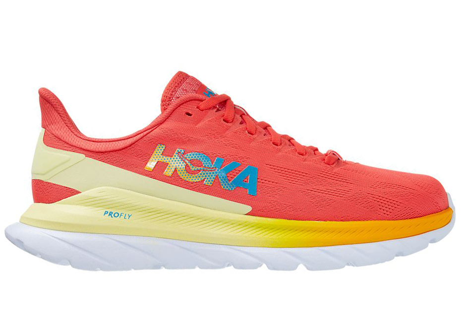 Hoka One One Mach 4 Hot Coral - vstockx