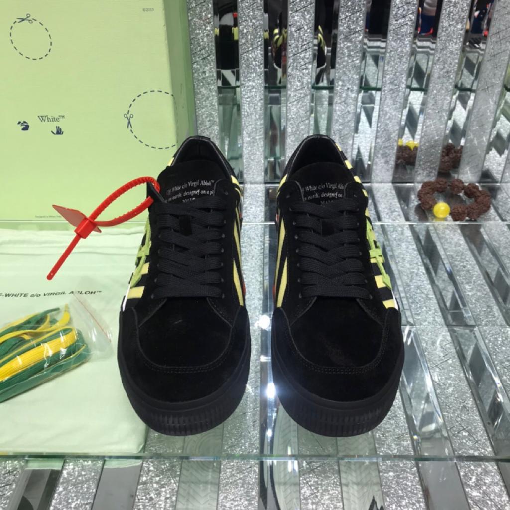 OFF-WHITE Vulc Low Black Yellow Green - vstockx