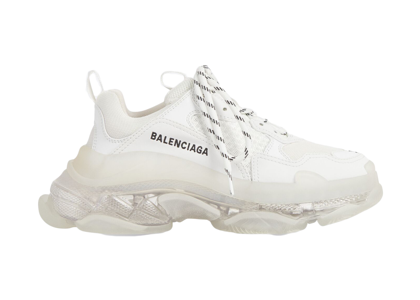 Balenciaga Triple S Clear Sole White - vstockx