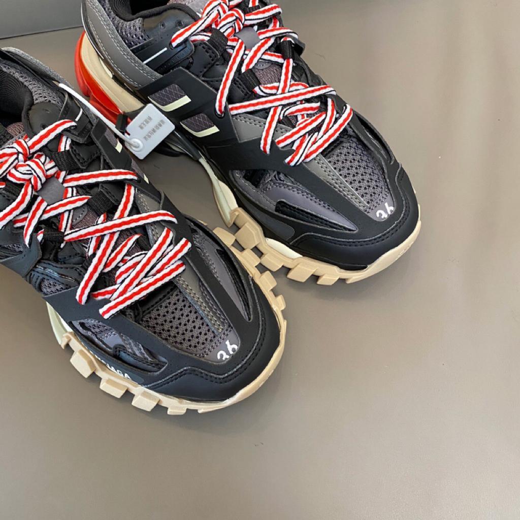 Balenciaga Track Black Grey Red - vstockx