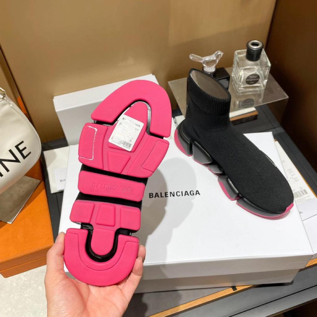 Balenciaga Speed 2.0 sneakers pink black - vstockx