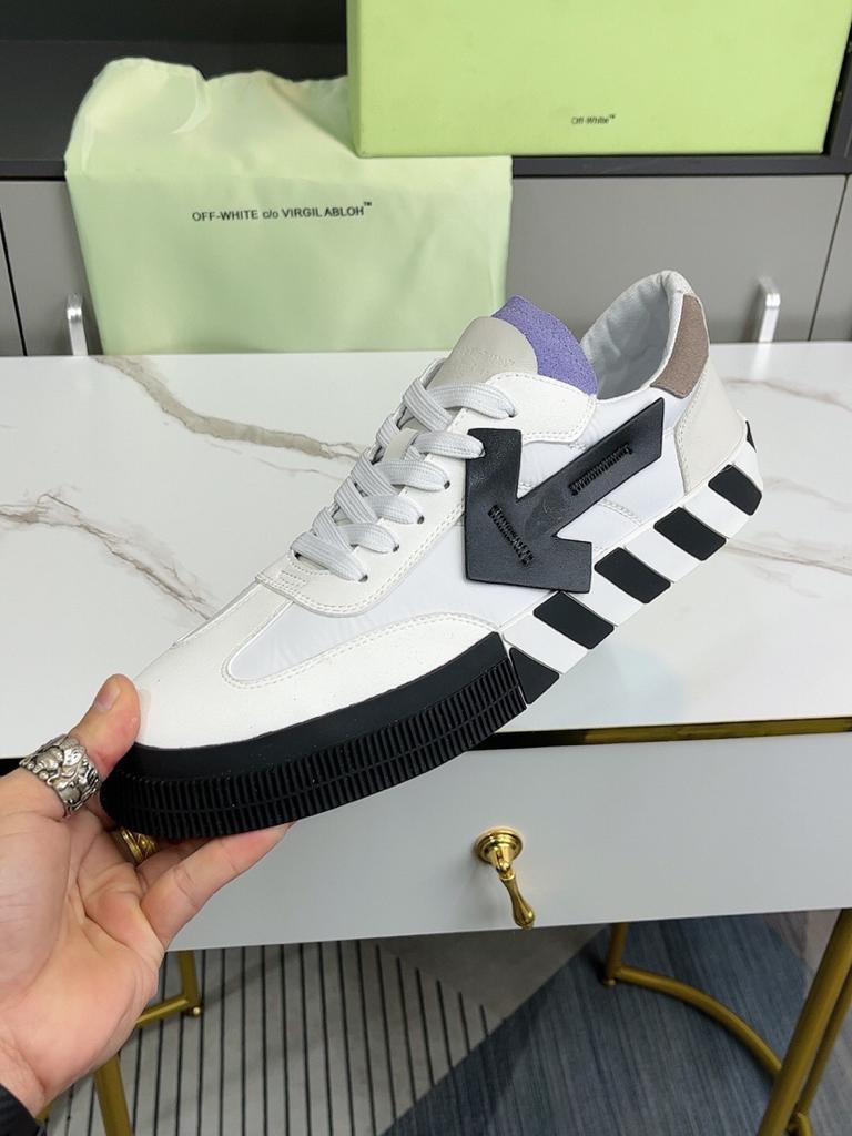 OFF-WHITE New Vulcanized Low White Black Grey Lilac - vstockx