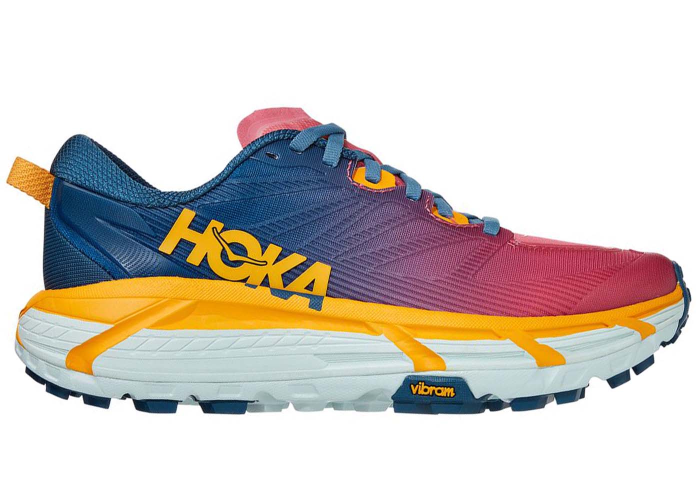 Hoka One One Mafate Speed 3 Moroccan Blue Saffron - vstockx
