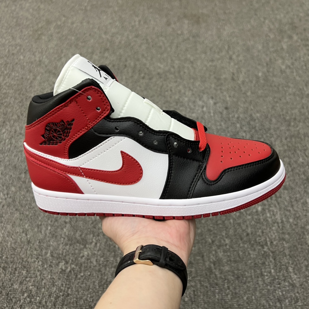 Jordan 1 Mid Alternate Bred Toe (W) - vstockx