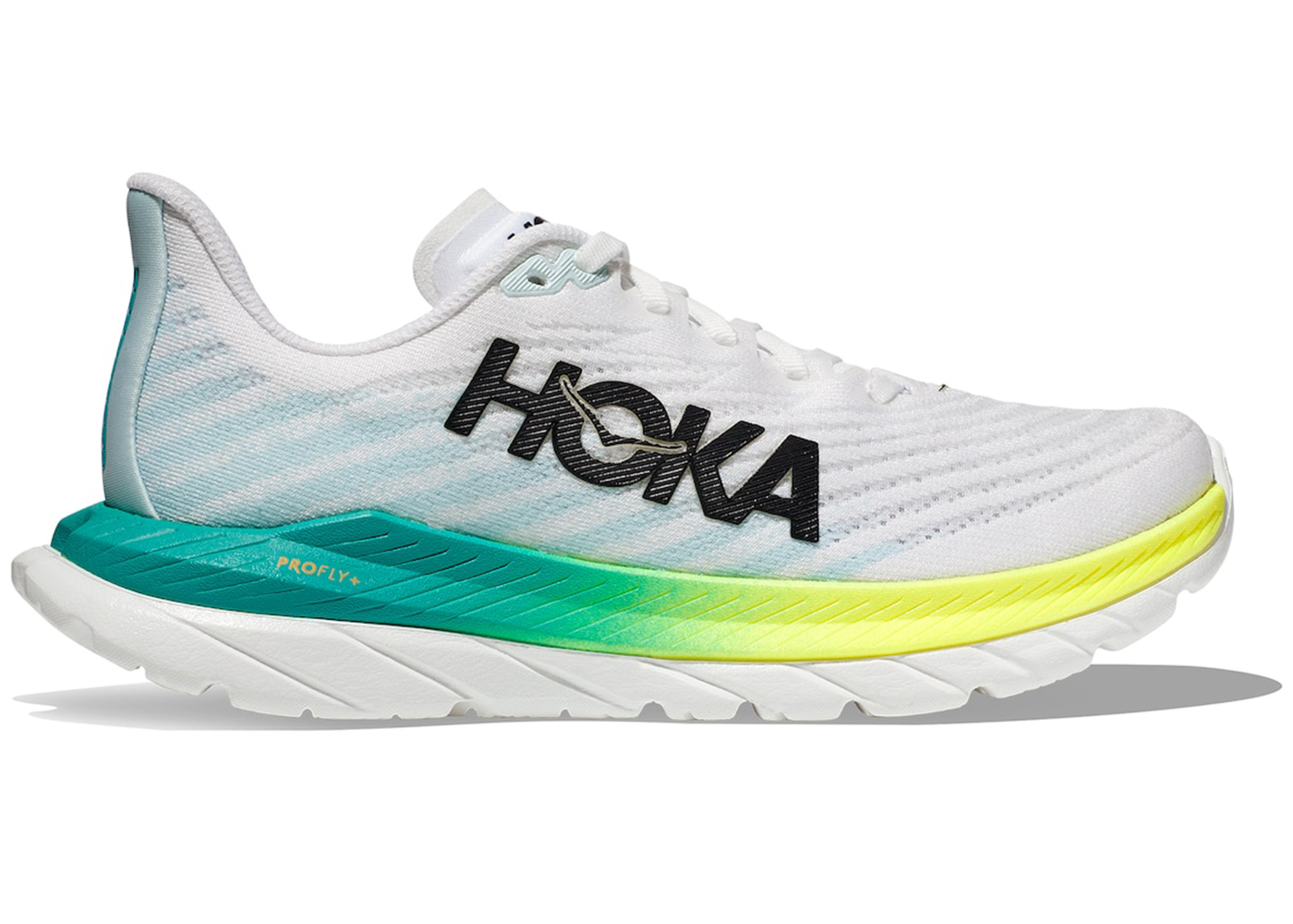 Hoka One One Mach 5 White Blue Glass - vstockx