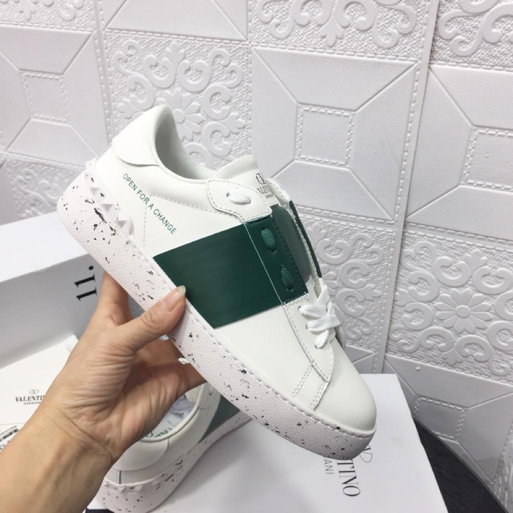 Valentino Open For A Change White/Green - vstockx