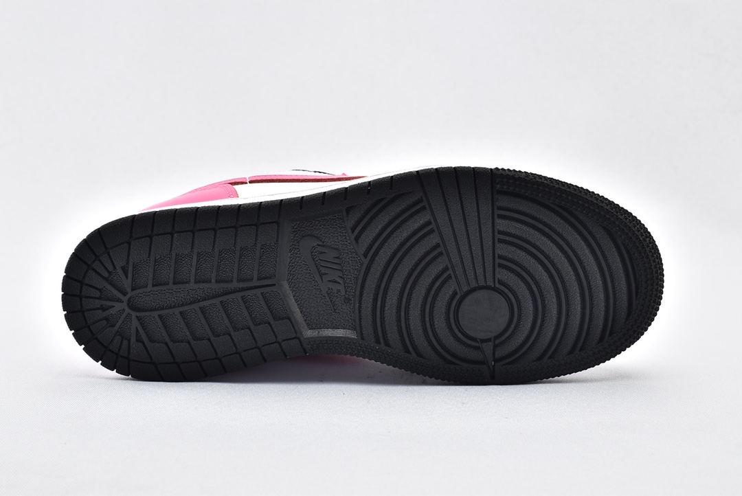 Jordan 1 Low Black Active Fuchsia - vstockx