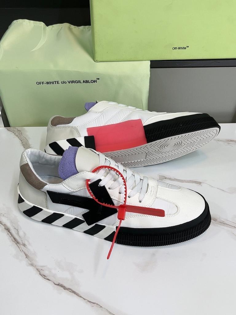 OFF-WHITE New Vulcanized Low White Black Grey Lilac - vstockx