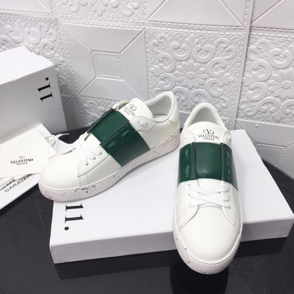 Valentino Open For A Change White/Green - vstockx