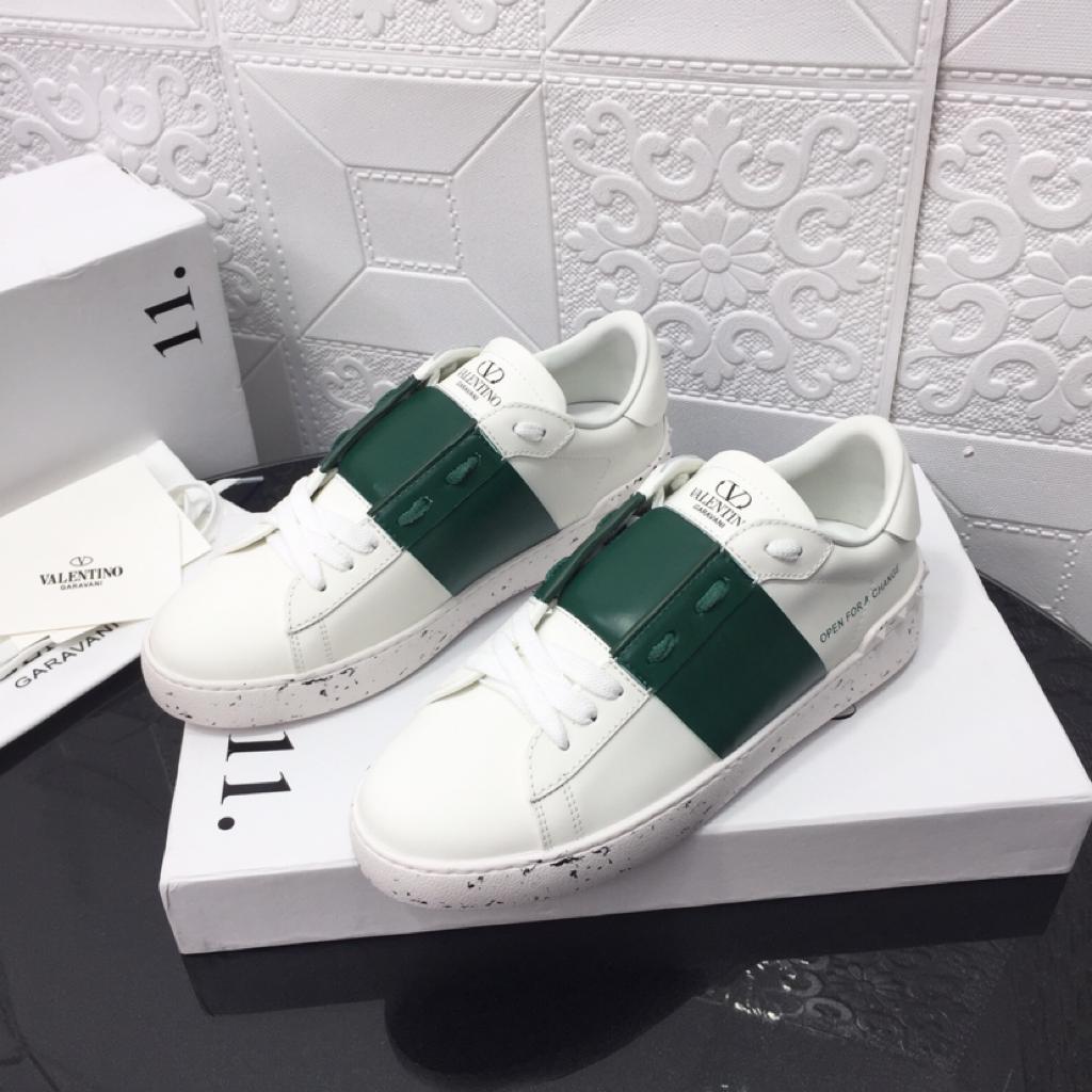 Valentino Open For A Change White/Green - vstockx