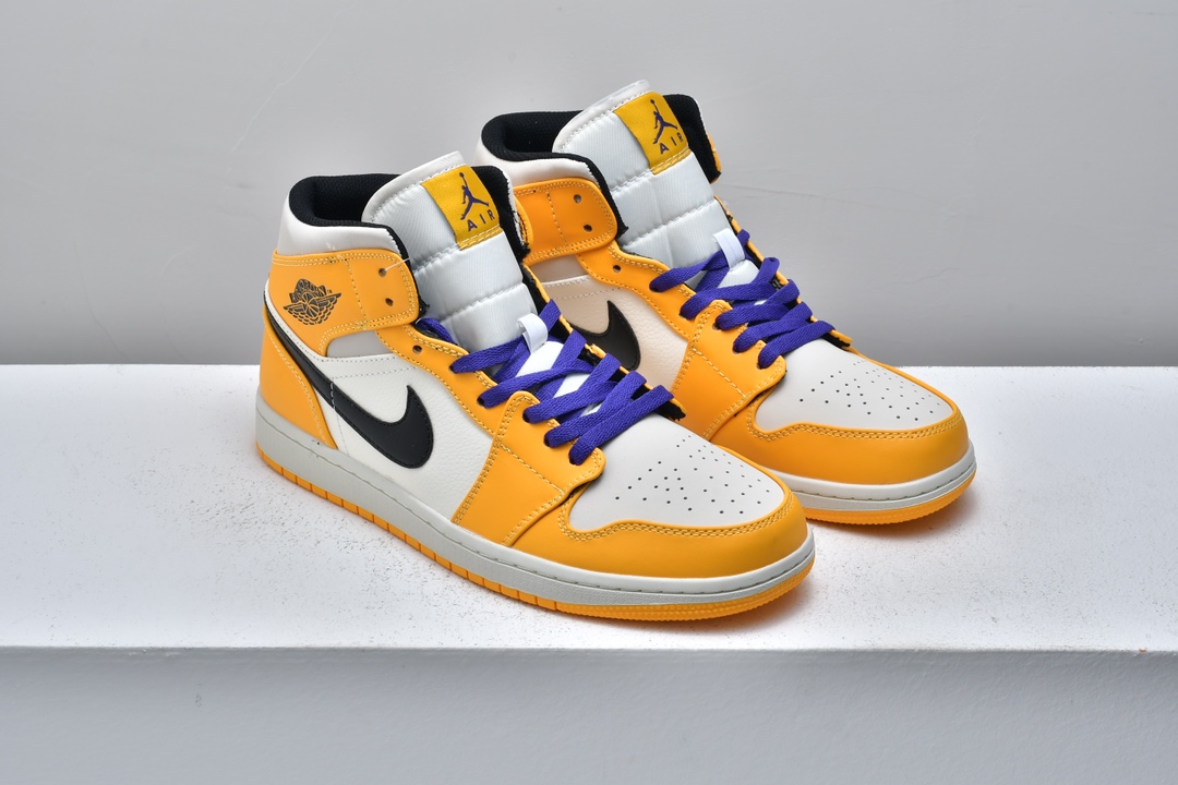 Jordan 1 Mid SE Lakers - vstockx