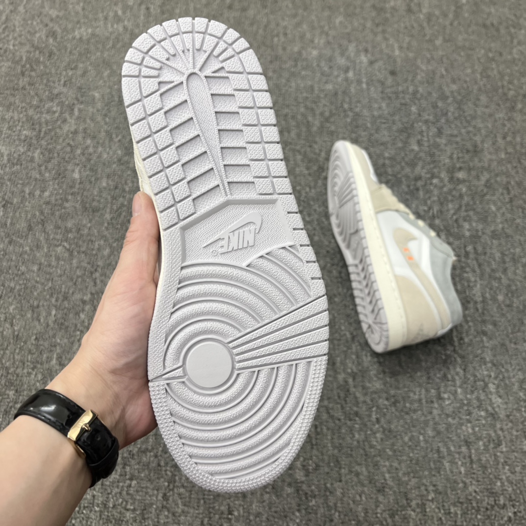 Jordan 1 Low Inside Out White Phantom - vstockx